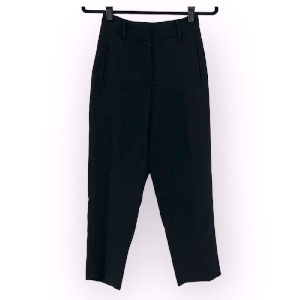 Aritzia Wilfred Black Straight Leg High Waisted Classic Trousers Pants size 0